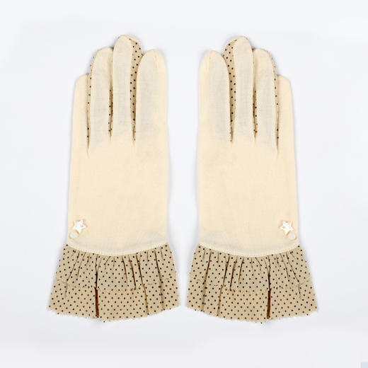 时尚波点裙边UV手套 KSS1422007  上 商品图1