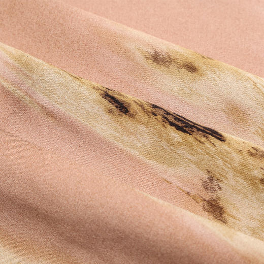 QF83F瑟俪时尚喇叭袖中裙气质圆领连衣裙 商品图4