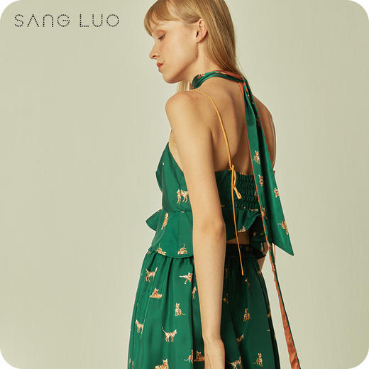 【积分兑换】不易皱长条窄丝巾SANGLUO桑罗桑蚕丝绸丝滑丝巾女 商品图0