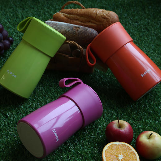 苏泊尔（508538）(SUPOR)304不锈钢魔法大容量焖烧杯500ml保温桶儿童饭盒通用真空保温杯KC50BA1暖月橘炊具厨具 商品图4