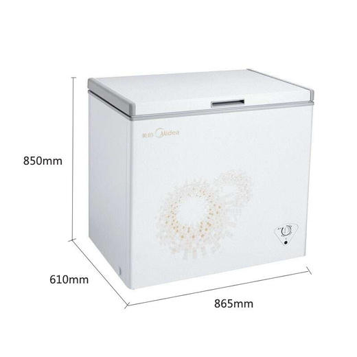 美的（Midea） BD/BC-197KMA 卧式单温一室冷冻冷藏冰柜转换单门顶开 家用商用冷柜 商品图2