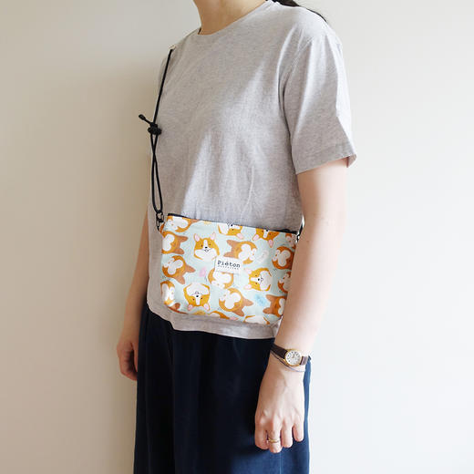 HUJI祤集pieton斜挎包插画corgi柯基小屁屁 商品图2