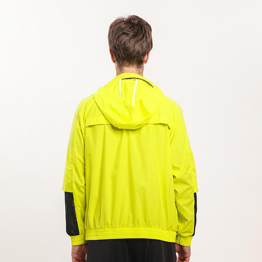 卡尔美 运动梭织外套春季插色夹克连帽套头上衣男 商品图3