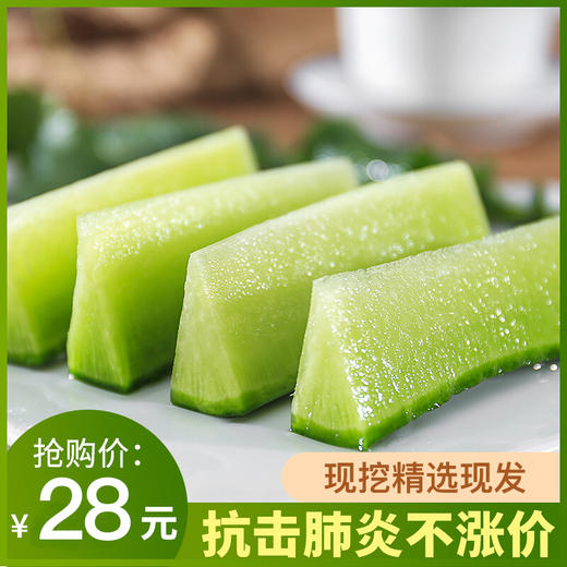 沙窝萝卜 潍坊现拔现发 新鲜绿色蔬菜脆甜青萝卜 正宗水果萝卜5斤装 商品图0