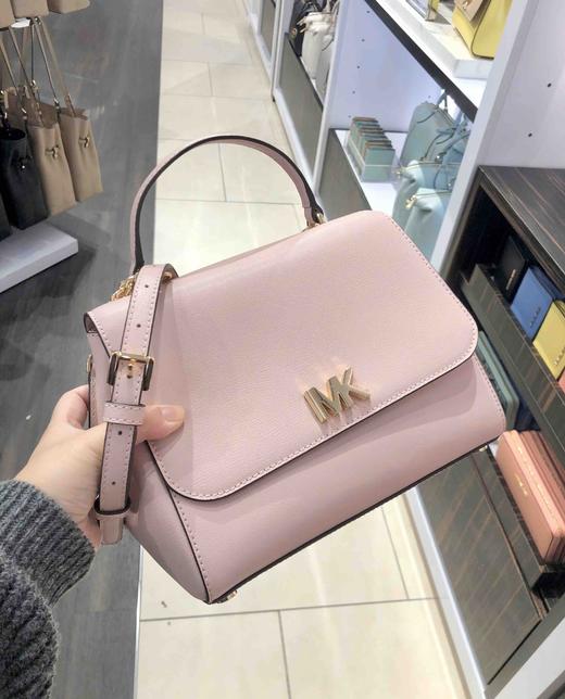 上新mk早春新色mott拼色剑桥包