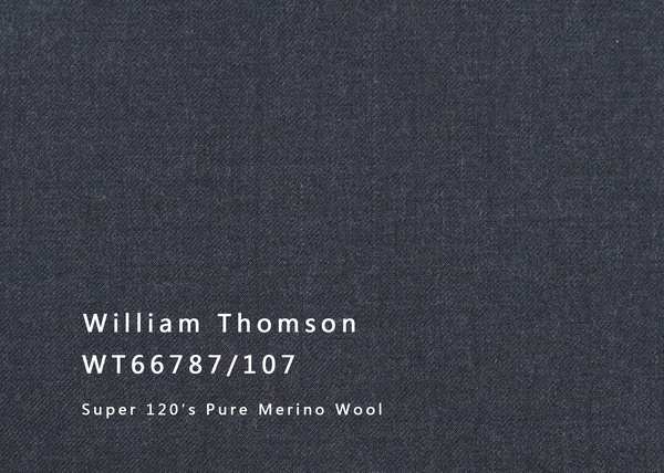 WT66787-107 纯毛高支花呢 【深灰 素色 斜纹 W100】(901)