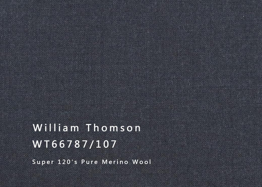 WT66787-107 纯毛高支花呢 【深灰 素色 斜纹 W100】(901) 商品图0