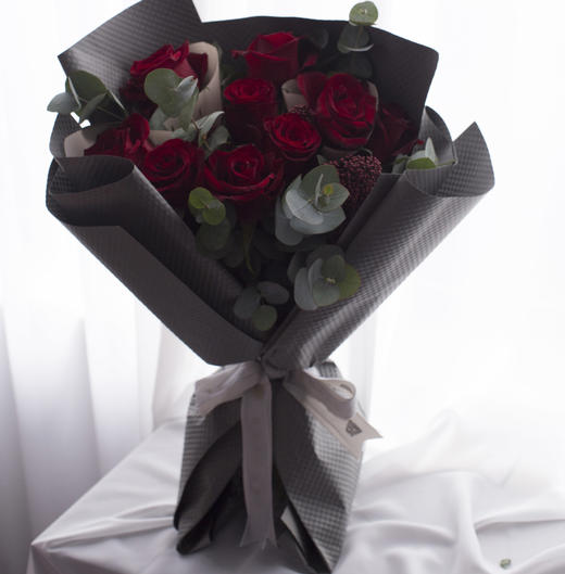「挚爱」红玫瑰花束 商品图1