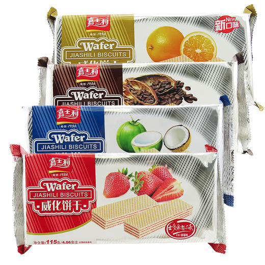 嘉士利威化饼115g巧克力 香芒味 椰味 商品图0