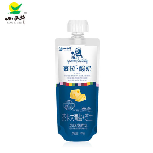 小西牛 160g*10袋/箱 青海特产风味发酵乳慕拉酸奶茶卡大青盐+芝士味礼盒  商品图3