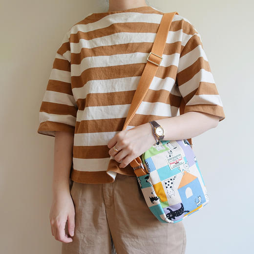 HUJI祤集Toast斜挎包插画房子小猫 商品图3