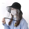 防飞沫渔夫帽夏季防晒遮脸户外紫外线帽 商品缩略图0