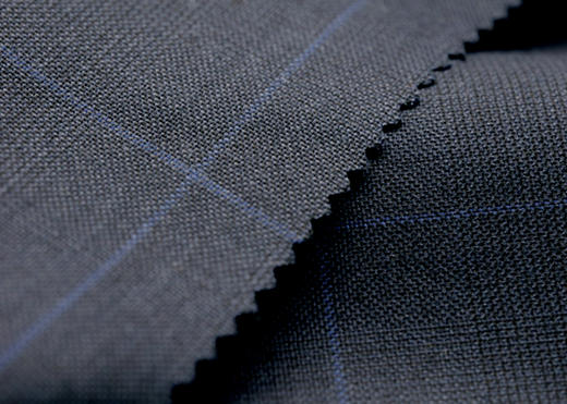 WT66792-903 纯毛高支花呢 【蓝色 大格 板司呢 W100】(901) 商品图1