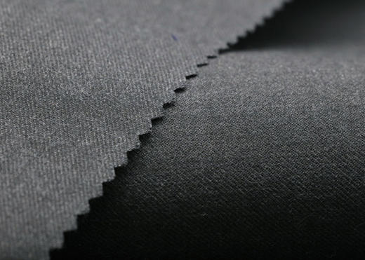 WT66787-107 纯毛高支花呢 【深灰 素色 斜纹 W100】(901) 商品图1