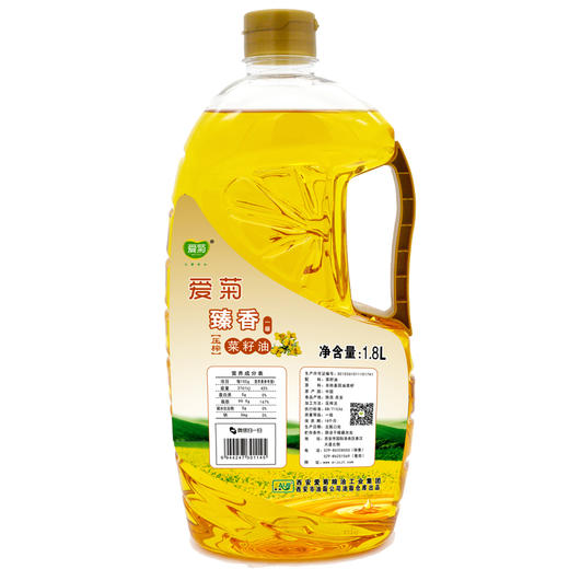 爱菊一级菜籽油1.8L 商品图2