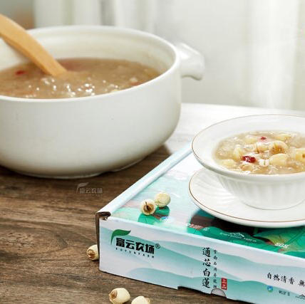 云南 石屏异龙湖 手工通芯白莲子500g礼盒装 商品图7