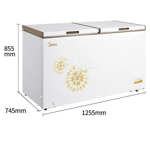 美的（Midea）BD/BC-368KEM 卧式商用冰柜 单温冷藏冷冻转换冷柜雪柜 一室节能冰柜 商品图3