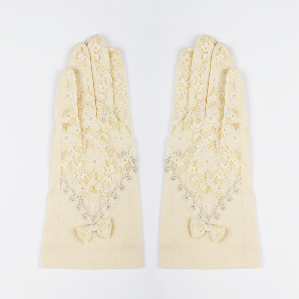 时尚蕾丝钩花UV手套 KSS1422007  上