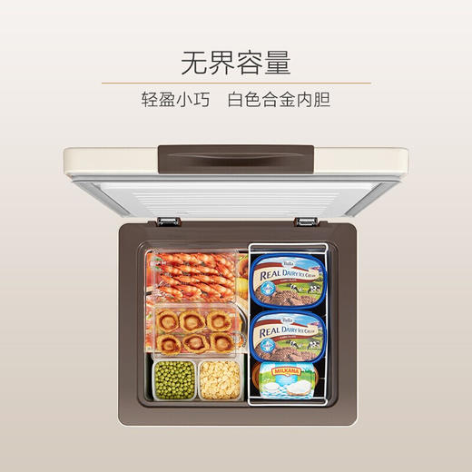 【家用小冷柜】美的/Midea 143升顶开单温冰柜冷藏冷冻转换 一级能效BD/BC-143KMR 商品图2