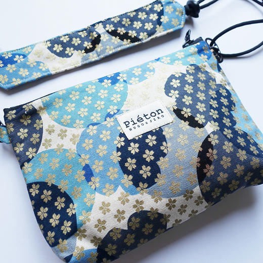 HUJI祤集pieton斜挎包风の花经典烫金小樱 商品图4