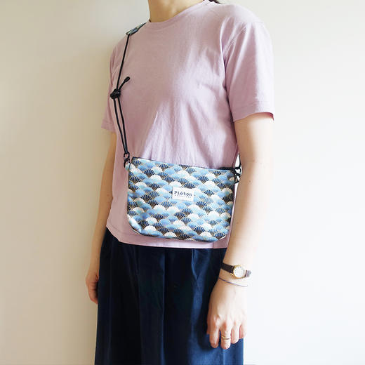 HUJI祤集pieton斜挎包风の花描金贝壳花扇 商品图2