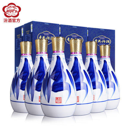 山西杏花村汾酒 42度青花25汾酒475mL*6瓶整箱装清香型国产白酒 商品图1