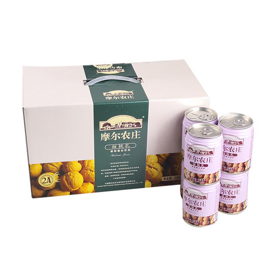 摩尔农庄（2A)核桃乳植物蛋白饮料240ml*12 商品图0