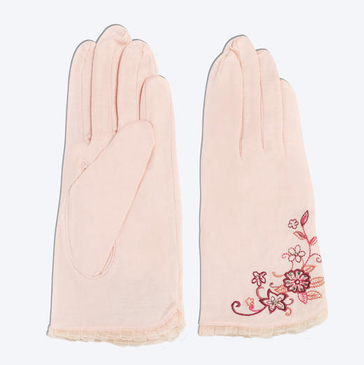 时尚绣花蕾丝边UV手套 KSS1422007 上 商品图5