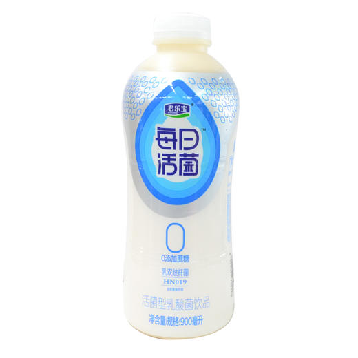 君乐宝每日活菌0蔗糖乳饮料900ml 商品图0