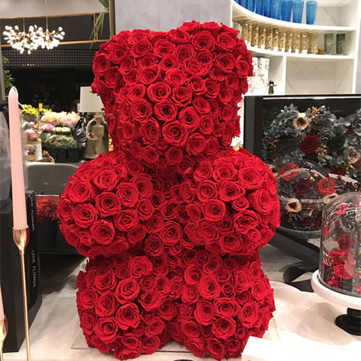 永生花 玫瑰花熊 都市花乡