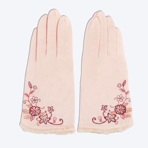 时尚绣花蕾丝边UV手套 KSS1422007 上 商品图4