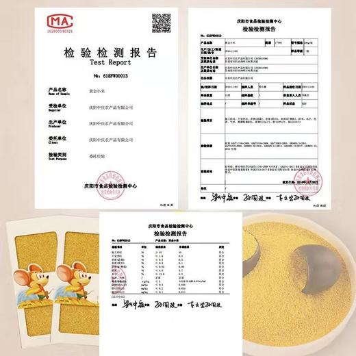 子午岭小米 500g/袋 精制 黄小米 小黄米 月子米 小米粥 粗粮杂粮  商品图4