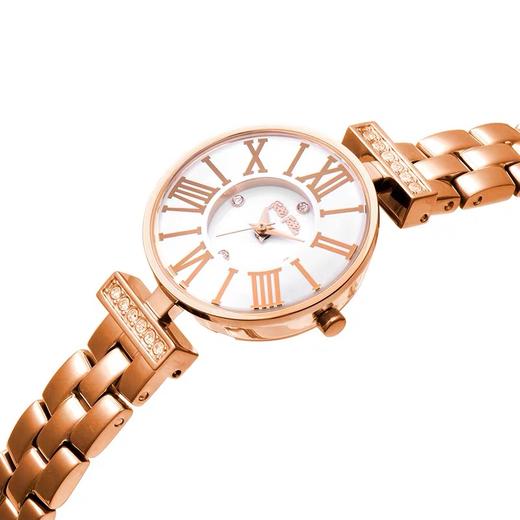 芙丽芙丽/Folli Follie腕表复古钢表带石英手表女防水 商品图1