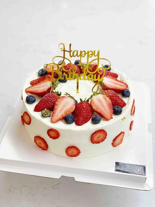 草莓多多生日蛋糕，动物奶油草莓夹心 商品图3