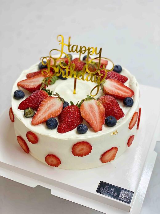 草莓多多生日蛋糕，动物奶油草莓夹心 商品图2