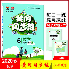 2020春 万向思维 黄冈同步练 六年级 数学 下册 人教版