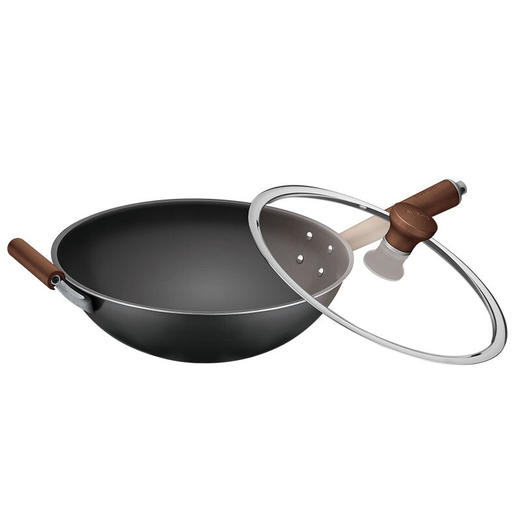 苏泊尔（SUPOR）炒锅铁锅芯铁真不锈炒锅 家用无涂层少油烟炒菜锅 燃气明火专用 商品图7