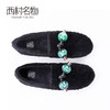 西村名物2020春季新款时髦装饰毛毛平底鞋乐福鞋女单鞋 20AM19241 商品缩略图1
