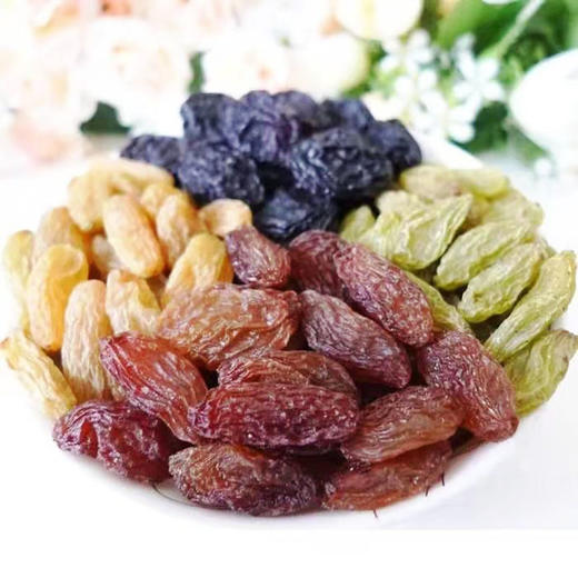 『新疆葡萄干』特级四色无籽葡萄干 商品图1