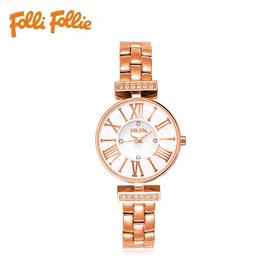 芙丽芙丽/Folli Follie腕表复古钢表带石英手表女防水