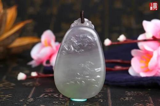 和田玉烟紫【祥龙瑞兆】吊坠 配精美编织挂绳 商品图0