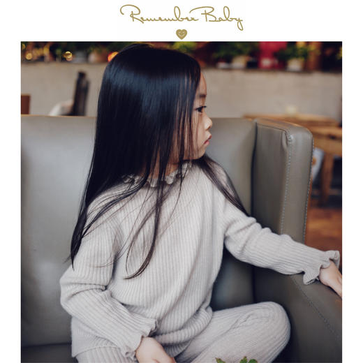 现货 / 温暖奶茶 | 康赛妮100%羊绒花边坑条打底套装 商品图0