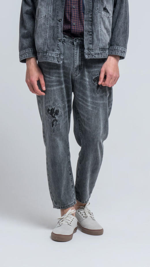 DEC 951531261 男装棉牛仔长裤简约时尚收脚长筒裤 商品图1