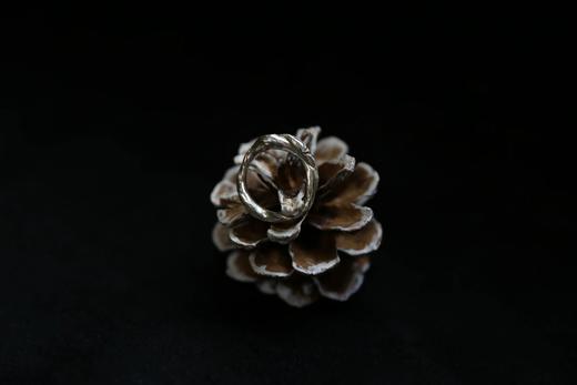 CHEZ BOQUE 羁绊系列原创手工925银戒指《缠绕22号》 商品图1