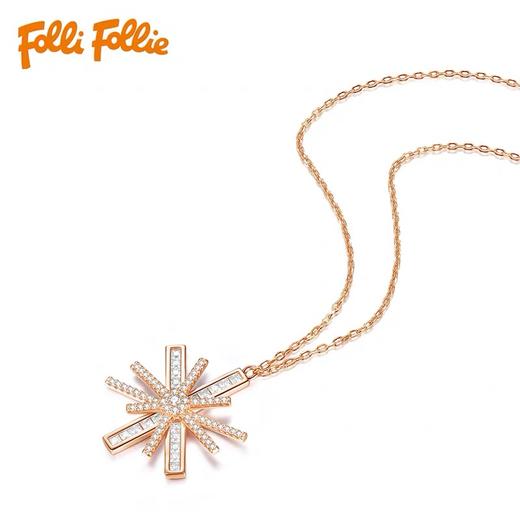 芙丽芙丽/Folli Follie轻奢闪耀星芒造型女士项链锁骨链 商品图3