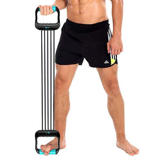 米客 拉力器臂力器扩胸器健身器材家用男多功能女士臂力器拉力绳 MK8002-B 湖蓝 商品图2