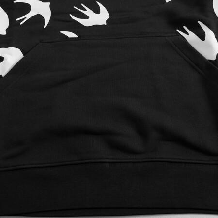 MCQ 麦昆卫衣 燕子印花休闲帽衫 黑色 545412 RLT72 1000 商品图3