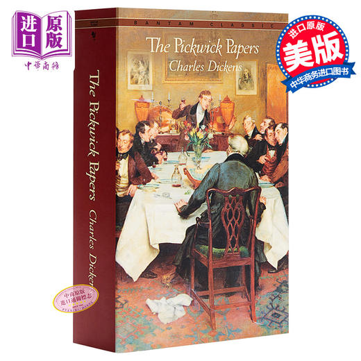 【中商原版】[英文原版经典名著]The Pickwick Papers 匹克威克外传 Bantam 商品图0
