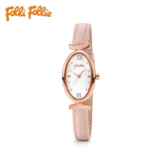 芙丽芙丽/Folli Follie椭圆表盘防水石英优雅气质女表 商品图1
