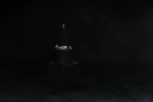 CHEZ BOQUE 羁绊系列原创手工925银戒指《缠绕22号》 商品图4